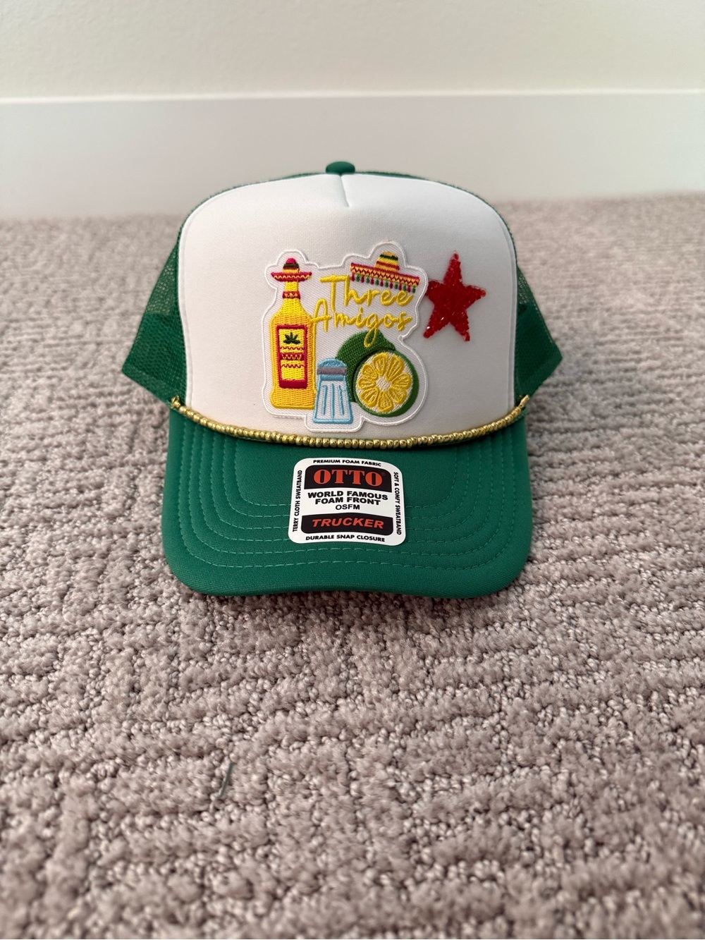 OTTO Three Amigos Trucker Hat - NEVER BEEN WORN